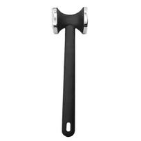Meat Hammer Zinc Alloy Meat Tenderizer with Dual-Sided Textured Meat Mallet Quick Fibrous Tissue Breakdown Breaker for Kitchen A sidabras