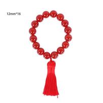 2pcs Genshin Impact Hu Tao Bracelet Red Agate Beads Unique Handmade Jewelry For Cosplay Events S