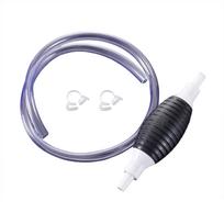Multi Purpose Liquid Siphon Pump Kit with On Off Switch Flexible Hose and Clamps for Fuel Water and Other Fluids Transfer One Size