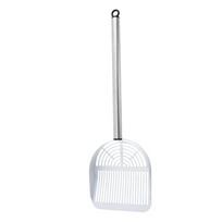 Cats Litter Scoops Smooth Metal Sifter Hollow Shovel Metal Handle Poop Sifting Kittens Poop Scooper balta