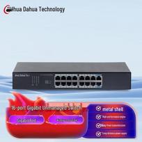 Dahua 16-Port Gigabit Unmanaged Switch CN plug (adapter included)