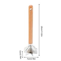 Ground Meat Smasher Food Chopper With Wooden Handle Non-Stick Food Masher For Meat Vegetable Potato Chicken Beef Nut Kitchen