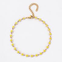1Pc Stainless Steel Bracelets Butterfly&Flower Link Chain For Women Choker Anklet Jewelry Gifts 18cm