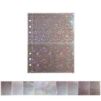 Binder Card Holder for Trading and Photo Cards Random Trading Ideal for idol fan and merchandise Protects against dirt and water Flower Horizontal 20