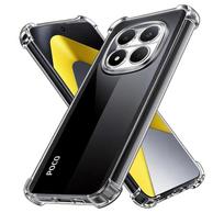 TPU Transparent Case For Xiaomi Poco F8 M8 X7 Pro Protective Cover Four Corners Shockproof Bumper Coque Fundas Poco M8