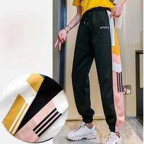Plus Size Baggy Harem Pants Women Breathable Quick Dry Casual  Summer Soft Sweatpants Women High Waist Long Trousers Nine Points Trousers S juoda