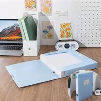 A4 Pastel Plastic File Folders - Heavy-Duty High Quality Document Organizer with Snap Closure, Multi-Color Assortment for Office