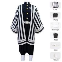 Kimetsu Slayer Demon No Yaiba Cosplay Iguro Obanai Halloween Adult Suit Costume S
