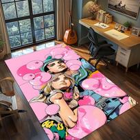 JoJo Manga Art Carpet for Living Room Bedroom Home Decor Cool Movie Mat Play Floor Mat 60x90cm