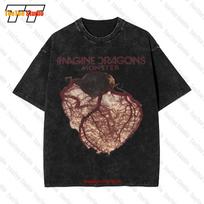 Imagine Dragons Monster Rock Band Vintage Oversized TShirt VS S