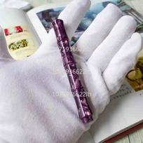A106 Acrylic Bamboo Fountain Pen Gold Nib Practice Calligraphy Art Nib Pocket Pen Resin Writing Business Office Supplies  Gift (as the picture,EF(0.38mm))