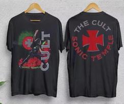 Vintage 1989 The Cult sonic temple  Shirt tour date unisex cotton T-  Shirt 3XL