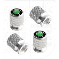 For Alfa Romeo Four-leaf Clover 156 159 Giulia LOGO 4pcs Car Wheel Tire Valve Aluminum Caps Tyre Stem Covers Airdust Waterproof (as the picture,1set)