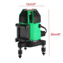 100-240V 5 Lines 5pcs Laser Level Automatic Self Leveling 360 Vertical Horizontal Tilt Cross Line w/Outdoor Mode Powerful Green Light