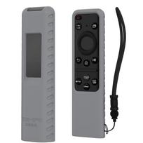 TV Remote Silicone Case Cover For Samsung SolarCell 2023 TM2360E BN59-01432A TM2361E BN59-01439A Anit-Lost With Lanyard pilka