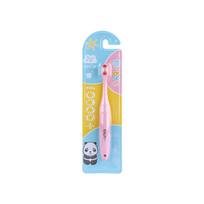 Children's ten-thousand-hair soft bristle toothbrush, suitable for children over 2 years old, blister card packaging rožinė