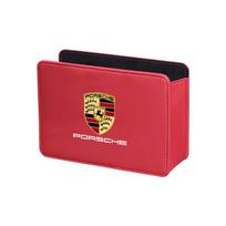 Automobilio interjero pakabinama daiktadėžė organizatorius laikiklis Porsche Cayenne Panamera Macan 911 718 Taycan Boxster Cayman 918 Pajun raudona