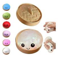 Interactive Kids Toy, Squishy Glitter Dumpling, Cute Design, Multicolor, 10x10cm