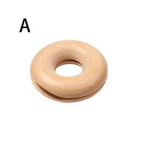 Wooden Sealer Snack Fresh Food Storage Bag Clips Kitchen Tool Accessories Donut Shape Sealing Clamp Food Clips Fashion