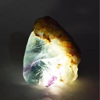 Jewelry Making Gems Uncut Rough 371 Ct Multi Color Fluorite Natural CERTIFIED 48.8 approx įvairiaspalvis