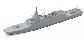Tamiya Waterline Series Japan Maritime Force Destroyer Mogami Plastic Model Kit 31037 1/700 Self-Defense FFM-1