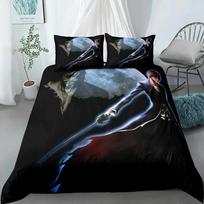 Anime bleach Boys Bedding Set King Queen Double Full Twin Single Size Bed Linen Set Duvet Cover Bed Set Quilt Cover EU single(135x200cm)