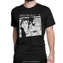 Infected Youth The Last Of Us T Shirts Men  T-Shirts Ellie Fireflies Joel Tlou Game Tee Shirt Short Sleeve Plus Size M juoda