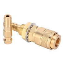 8 mm pora vandens aušinamo ir dujinio adapterio greitosios jungties, skirtos MIG TIG suvirinimo degikliui geltona