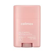 Celimax Oil Control Matifying Sun Stick SPF50+ PA++++ 19g – Matizuojantis apsauginis nuo saulės pagaliukas su porų maskavimo efektu, reguliuojantis riebalų išsiskyrimą, nešiojamas UV apsaugos priemonė 19g