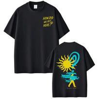 Vasaros mados marškinėliai Dainininkas Louis Tomlinson How Did I Get Here Turas 2026 Spausdintas marškinėlis Vyrams Moterims Hip-hop marškinėliai Trumpomis rankovėmis Medvilniniai Laisvalaikio marškinėliai 4XL