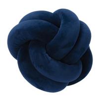 Pagalvė, rankinė, pintas mazgas, vientisos spalvos apvalus rutulio formos pliušinis elastingas miegamasis sofa-kušetės dekoravimas pagalvės pagalvė fotografavimo pagalvėlė tamsiai mėlyna spalva