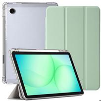 Coque pour Samsung Galaxy Tab A11 Plus / A9 Plus, Housse Antichoc Renforcé avec Porte-Stylet - Vert žalia