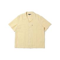 Levis Striped Loose Casual Short Sleeve Shirt Men shirts Yellow 17551-0005 L