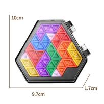 Puzzle Kids Toys Logical Thinking Training Fun Tabletop Games Starmultiple Shapes Colors Advanced Level Gifts For Boys Girls