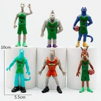 New 6-8Pcs Cartoon Miracle Dream Team Anime Figures Goat Cosplay Action Model Pvc Desktop Statue Ornament Collection Toy Gift