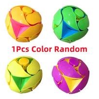 Magic Double Color Ball Toy Transforming Hand-Throw Sensory Sphere For Stress Easing Fun Visual Relaxation Gift