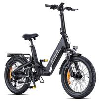 ENGWE L20 3.0 BOOST Electric Bicycle Adult 250W Motor 48V13.5AH Battery 20  Fat Tires Electric Bike juoda