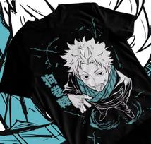 2026 Fashion New Inumaki Toge Unisex T-Shirt Jujutsu Kaisen JJK Satoru Gojo Anime Unisex T-shirt Parent-child T-Shirt Streetwear S įvairiaspalvis