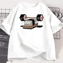 Sushi Gym T Shirt Funny Men Women Summer Harajuku O-Neck Cotton Short Sleeve Tshirt Sportswear Print T-shirt Streetwear Clothing S įvairiaspalvis