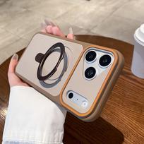 Two tone Phantom Stand Magnetic Wireless Case For For Iphone 17 Air 16 1 14 Plus 13 12 Pro Max For  Bumper Shockproof Cover iPhone 12
