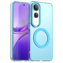Magnetic Wireless Charging Case For Vivo V0 Lite G Cover Candy Colors Transparent Back Shell Fundas Coque vivo V50 Lite 4G
