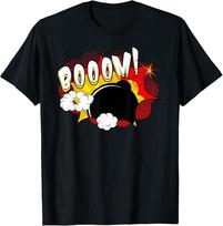 Boom Explosive Bomb Artwork Funny Cartoon Gift TShirt Unisex T-Shirt S įvairiaspalvis