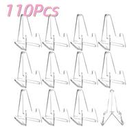 A Set of 110 Mini Acrylic Display Stands, Ideal for Showcasing Coins, Pocket Watches, Photographs, Capsules, And Challenge Medal