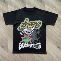Premium Glo Gang Fashion Cotton T-Shirt with Stylish Print Streetwear Fashion Soft Fabric for Women Summer Street Wear S įvairiaspalvis