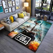 PUBG Design Carpet for Living Room with Battle Style Theme Suitable for use as an anti-slip for living room bedroom sofas 40x60cm( 15x23in )