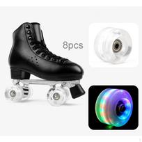 8Pcs Luminous Roller Skate Wheels Light up Wheels,Indoor Accessories Skateboard 2 inch