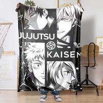 The Jujutsu Kaisen Patterned Blanket Is Perfect for Bedding or Any Other Occasion, Making It A Perfect Gift Choice. 75x90cm