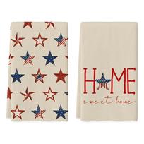 Set of 2 Kitchen Towels Microfiber Dish Towels Absorbent Hand Towels for Kitchen and Bathroom 40x60cm Durable and Quick Drying One Size