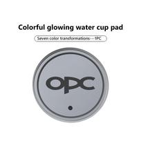 Car Colorful Luminous LED Atmosphere Light Cup Coaster Holder For Opel OPC Astra J H G K Insignia Corsa D B E Mokka Meriva