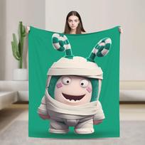 Oddbods šou (TV pledai Kokybiški Super minkšti Mieli animacinių filmų metami pledai Žiemai Kelionėms Sofa Lova Gatvės tendencija Lovatiesė 130x150cm